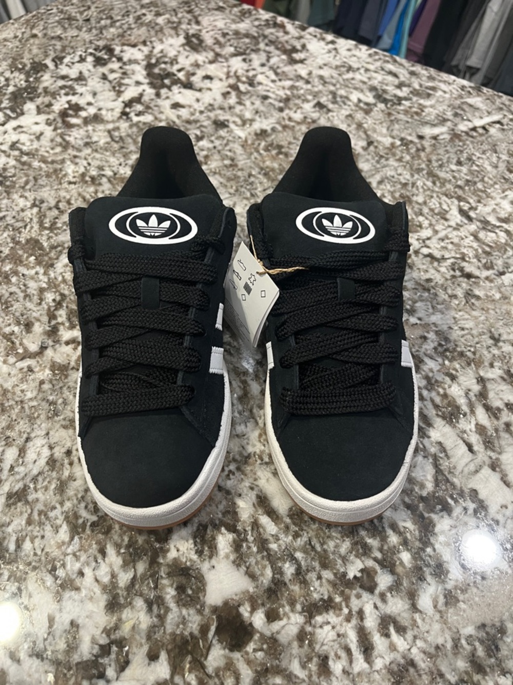 adidas Campus 00s Black & White 6 Youth / 7 Women’s - Picture 3 of 9